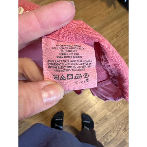 Vintage linen Ralph Lauren rugby button down size xxl - Picture 5 of 6